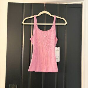 Alo Ribbed Prosper Tank - NWT - Candy Heart Pink